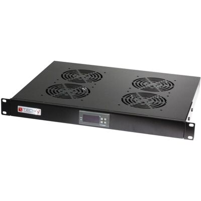 Techly I-CASE FAN-TC4B - Vassoio ventilazione con termostato LED Techly I-CASE FAN-TC4B - Vassoio ventilazione con termostato LED