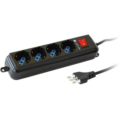 Techly Prolunga Cavo 1.5m 4 Prese - Estensione Techly Prolunga Cavo 1.5m 4 Prese - Estensione