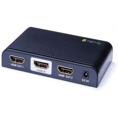 Diviseur vidéo Techly IDATA HDMI2-4K2 - 2 sorties HDMI - Noir - Publicité Diviseur vidéo Techly IDATA HDMI2-4K2 - 2 sorties HDMI - Noir - Publicité