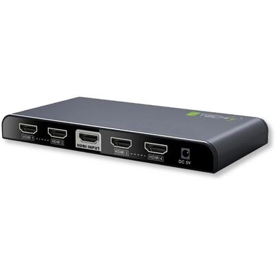 Techly HDMI Splitter 4K Ultra HD 4x HDMI - Videodelare Techly HDMI Splitter 4K Ultra HD 4x HDMI - Videodelare