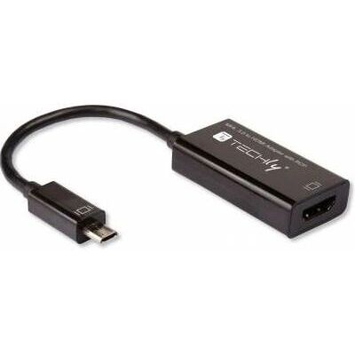 Techly - ICOC MHL-HDMI3 - Nero - Adattatore grafico USB Techly - ICOC MHL-HDMI3 - Nero - Adattatore grafico USB