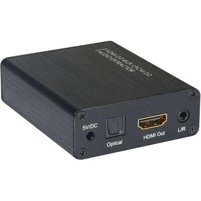 Techly IDATA HDMI-EA4K Audio-Converter - Schwarz Techly IDATA HDMI-EA4K Audio-Converter - Schwarz