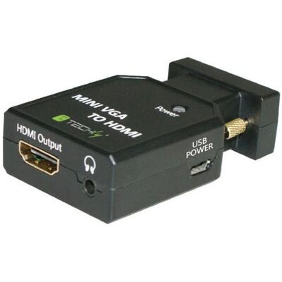 Techly IDATA VGA-HDMINI Videosignal-Converter - VGA zu HDMI Techly IDATA VGA-HDMINI Videosignal-Converter - VGA zu HDMI
