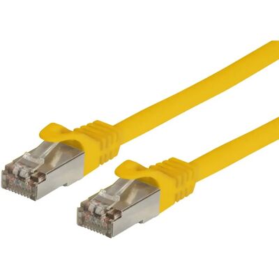 Cavo di rete Techly ICOC CCA6F-100-YE - Giallo 10m Cat6 F/UTP Cavo di rete Techly ICOC CCA6F-100-YE - Giallo 10m Cat6 F/UTP