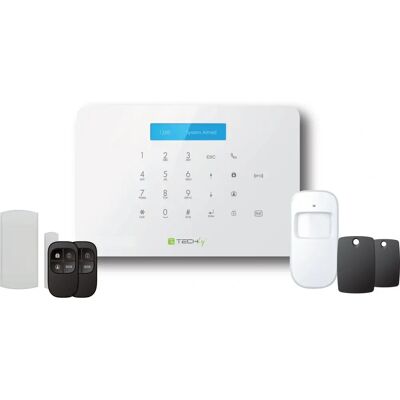 Techly I-ALARM-KIT001 Système d'alarme GSM sans fil - Système de sécurité Techly I-ALARM-KIT001 Système d'alarme GSM sans fil - Système de sécurité