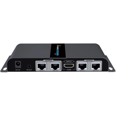 Przedłużacz AV Techly IDATA EX-HL41TY - HDMI 1x4, 50m, IR, Czarny Przedłużacz AV Techly IDATA EX-HL41TY - HDMI 1x4, 50m, IR, Czarny
