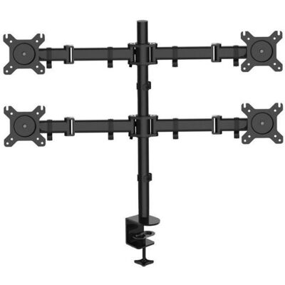 Supporto monitor Techly ICA-LCD 483-Q - Regolabile, Nero Supporto monitor Techly ICA-LCD 483-Q - Regolabile, Nero