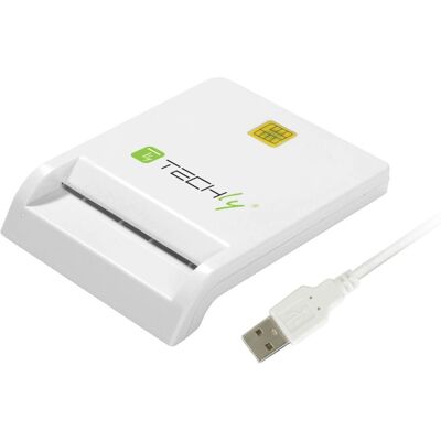 Techly Compact Modèle Lecteur de Cartes USB2.0 - Intérieur Techly Compact Modèle Lecteur de Cartes USB2.0 - Intérieur