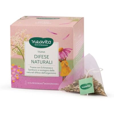 Tisana alle erbe Neavita Echinacea e Sambuco - Supporto Respiratorio Tisana alle erbe Neavita Echinacea e Sambuco - Supporto Respiratorio
