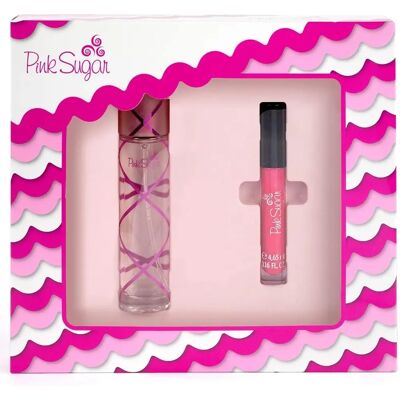 Aquolina Pink Sugar Eau de Toilette 50ml + Gloss Lèvres Aquolina Pink Sugar Eau de Toilette 50ml + Gloss Lèvres