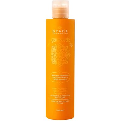 Gyada Cosmetics - Hyalurvedic Shampoo Riflessante Gold Hair - Hellblond Schutz & Glanz Gyada Cosmetics - Hyalurvedic Shampoo Riflessante Gold Hair - Hellblond Schutz & Glanz