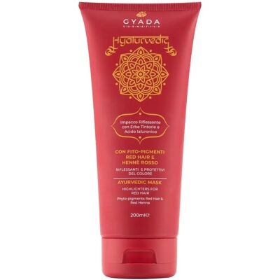 Gyada Cosmetics - Nawilżająca Maska do Czerwonych Włosów - Hyalurvedic Gyada Cosmetics - Nawilżająca Maska do Czerwonych Włosów - Hyalurvedic