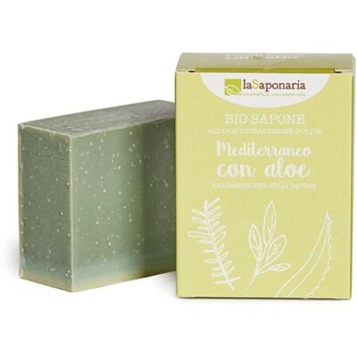 Savon Méditerranéen à l'Aloe - Purifiant pour Peau Impure - Publicité Savon Méditerranéen à l'Aloe - Purifiant pour Peau Impure - Publicité