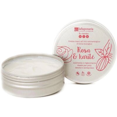 Crema de Manos Rosa y Karité La Saponaria - Nutritiva y Protectora - 60ml Crema de Manos Rosa y Karité La Saponaria - Nutritiva y Protectora - 60ml