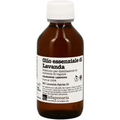 Olio essenziale di lavanda La Saponaria - 100ml - Lenitivo & Antisettico Olio essenziale di lavanda La Saponaria - 100ml - Lenitivo & Antisettico