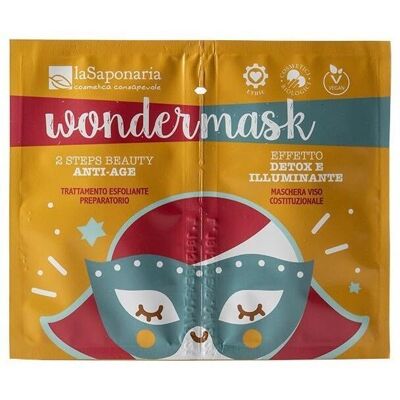 La Saponaria Wondermask 2 Passi Bellezza Anti-Age La Saponaria Wondermask 2 Passi Bellezza Anti-Age