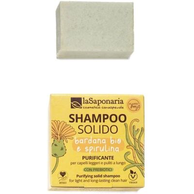 Shampoo solido purificante e antiforfora La Saponaria Shampoo solido purificante e antiforfora La Saponaria