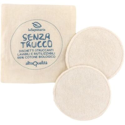 Dischetti struccanti riutilizzabili La Saponaria - Cotton Pads Dischetti struccanti riutilizzabili La Saponaria - Cotton Pads