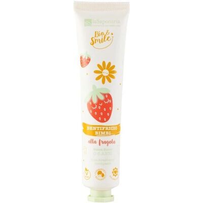 Dentifricio Fragola per Bambini La Saponaria - Protegge e Rinfresca Dentifricio Fragola per Bambini La Saponaria - Protegge e Rinfresca