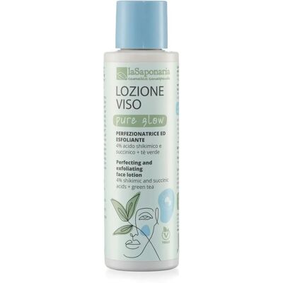 Tonico Viso Pure Glow di La Saponaria - Lozione Esfoliante e Illuminante Tonico Viso Pure Glow di La Saponaria - Lozione Esfoliante e Illuminante