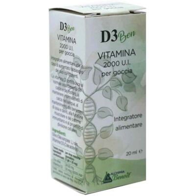 Integratore di Vitamina D3 Benoit di Alchimia - Supporta Ossa e Denti Integratore di Vitamina D3 Benoit di Alchimia - Supporta Ossa e Denti