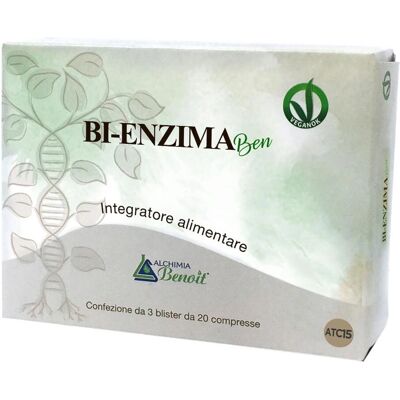 Alchimia Benoit Bi-Enzima - Supporto digestivo - 60 Compresse Alchimia Benoit Bi-Enzima - Supporto digestivo - 60 Compresse