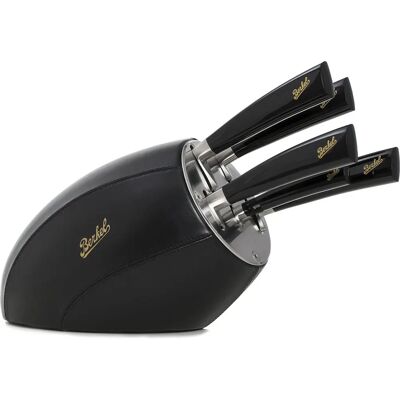 Set di 5 coltelli Berkel Sense - Elegante supporto in cuoio Set di 5 coltelli Berkel Sense - Elegante supporto in cuoio