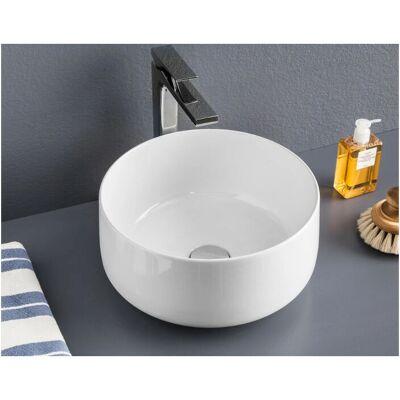 ART - Lavabo Cognac 35cm Compatto Bianco - Lavabo bagno ART - Lavabo Cognac 35cm Compatto Bianco - Lavabo bagno