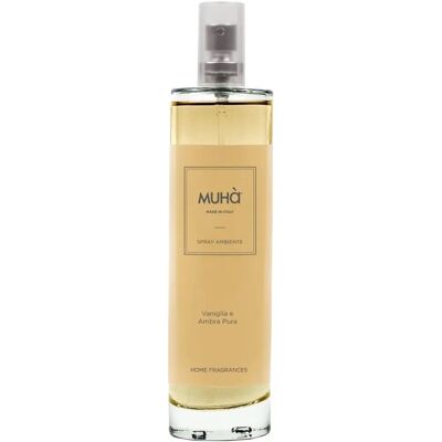 MUHA Muhà Spray 100ml Vanille Ambre - Désodorisant - Publicité MUHA Muhà Spray 100ml Vanille Ambre - Désodorisant - Publicité