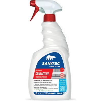 Sanitec - 1804-S - 0,75 L - pulitore superfici Sanitec - 1804-S - 0,75 L - pulitore superfici