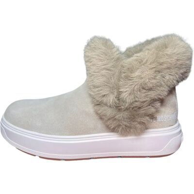 Love Moschino Baskets en Cuir Beige - Taille 40 Love Moschino Baskets en Cuir Beige - Taille 40