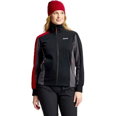 Felpa full zip in cotone biologico nero Slam - Felpa Felpa full zip in cotone biologico nero Slam - Felpa