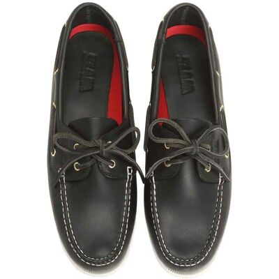 Chaussures bateau Slam Marine foncé - Boat Shoes - Publicité Chaussures bateau Slam Marine foncé - Boat Shoes - Publicité