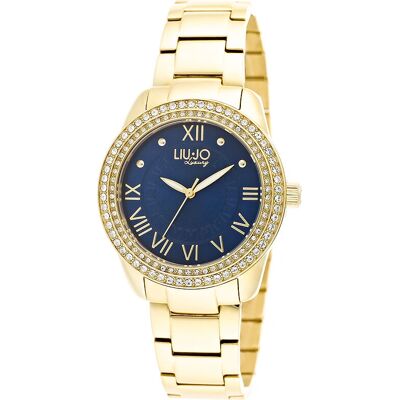 Liu Jo Modèle TLJ899 - Montre en acier inoxydable doré - Publicité Liu Jo Modèle TLJ899 - Montre en acier inoxydable doré - Publicité