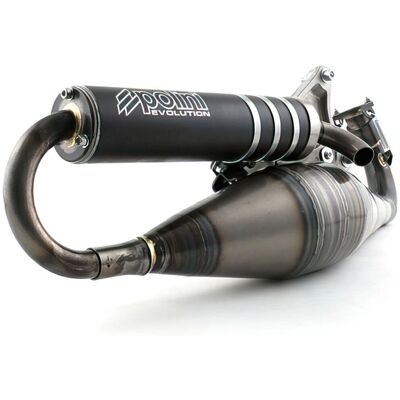 Polini Evolution-3 Minarelli Exhaust - High Performance Scooter Part Polini Evolution-3 Minarelli Exhaust - High Performance Scooter Part