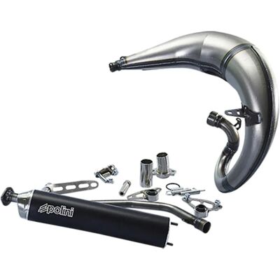 Polini Schwarzer Aluminium Racing-Auspuff - Auspuffanlage Polini Schwarzer Aluminium Racing-Auspuff - Auspuffanlage
