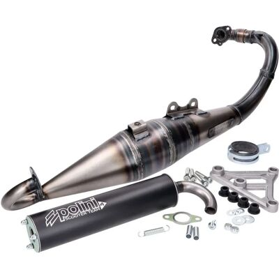 Polini Peugeot Kisbee 50 Échappement en Acier Inoxydable Polini Peugeot Kisbee 50 Échappement en Acier Inoxydable