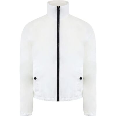 Armani Exchange Witte Capuchonjas - Lange Mouwen Dameskleding Armani Exchange Witte Capuchonjas - Lange Mouwen Dameskleding