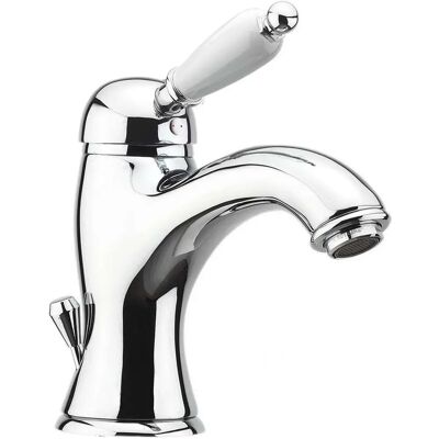SAPHO - Kirké - Weiß - Chrom - Badezimmerarmatur SAPHO - Kirké - Weiß - Chrom - Badezimmerarmatur