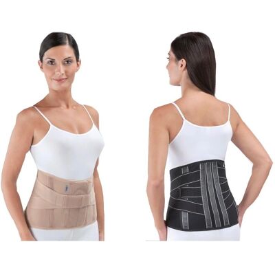 F.G.P. Srl Corsetto Elastico In-Cross Nero - Supporto Lombare F.G.P. Srl Corsetto Elastico In-Cross Nero - Supporto Lombare