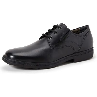 GEOX Federico C Boys Leather School Shoes - Black - EU 37 GEOX Federico C Boys Leather School Shoes - Black - EU 37