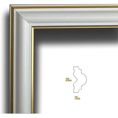 Cornice Ivory White di Eternal Parquet - Pannelli per pareti Cornice Ivory White di Eternal Parquet - Pannelli per pareti