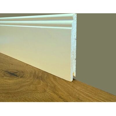 ETERNAL PARQUET - DUCale - 12 cm - White 9010 - Zoccolo ETERNAL PARQUET - DUCale - 12 cm - White 9010 - Zoccolo