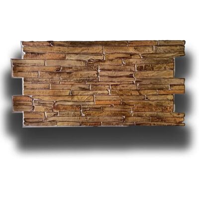 ETERNAL PARQUET - 3D PVC Stone - Marrone - 96x48 cm ETERNAL PARQUET - 3D PVC Stone - Marrone - 96x48 cm