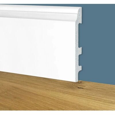 Eternal Parquet Corinzio Battiscopa Bianco - Resistente agli urti Eternal Parquet Corinzio Battiscopa Bianco - Resistente agli urti