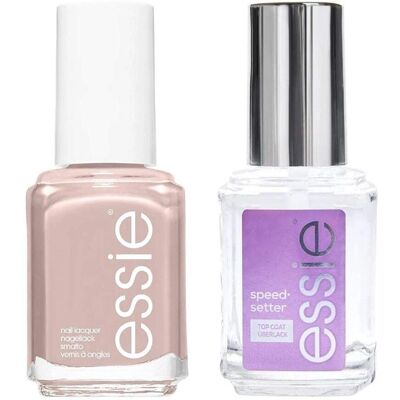 Ensemble Ongles essie Nails - Couleur Longue Durée, Finition Brillante, Top Coat Séchant Rapidement - Ensemble Ongles Ensemble Ongles essie Nails - Couleur Longue Durée, Finition Brillante, Top Coat Séchant Rapidement - Ensemble Ongles
