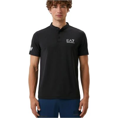 EA7 Modello 8NPT21_PJEMZ Polo Ventus7 M Serafino Nero - Polo Manica Corta EA7 Modello 8NPT21_PJEMZ Polo Ventus7 M Serafino Nero - Polo Manica Corta