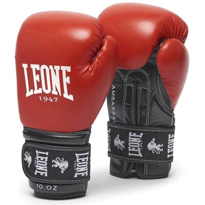 Guantoni da Boxe Leone 1947 Ambassador - Rosso - Alta Qualità Guantoni da Boxe Leone 1947 Ambassador - Rosso - Alta Qualità