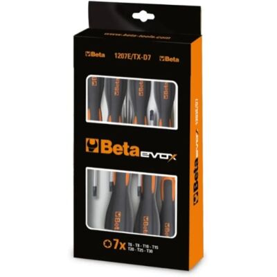 Beta Model 1207E/TX-D7 - 7-delig Torx-schroevendraaierset Beta Model 1207E/TX-D7 - 7-delig Torx-schroevendraaierset