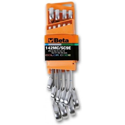 Beta Tools 142MC/SC9I - 9-piece Reversible Ratchet Wrench Set Beta Tools 142MC/SC9I - 9-piece Reversible Ratchet Wrench Set